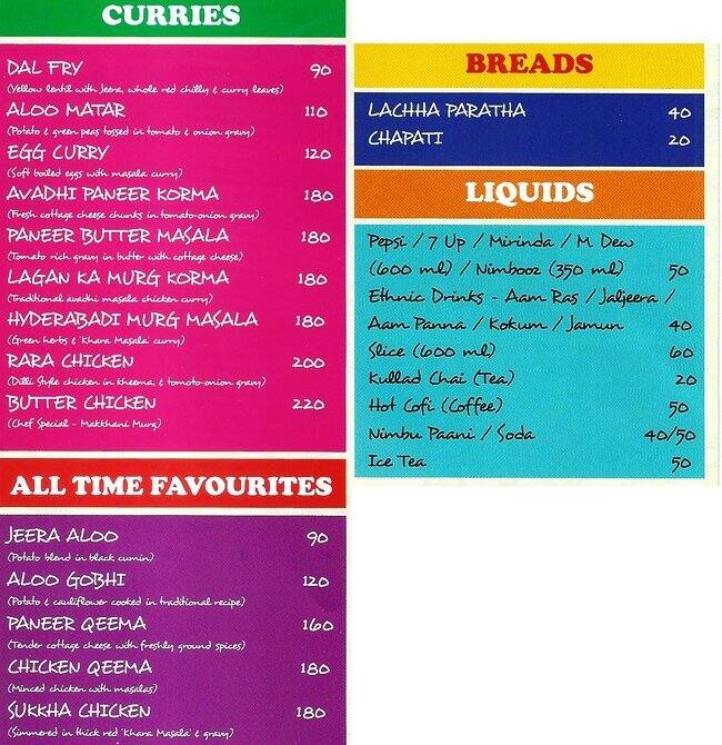Menu at Rolling Stove, Pune, Dholepatil Farms Rd