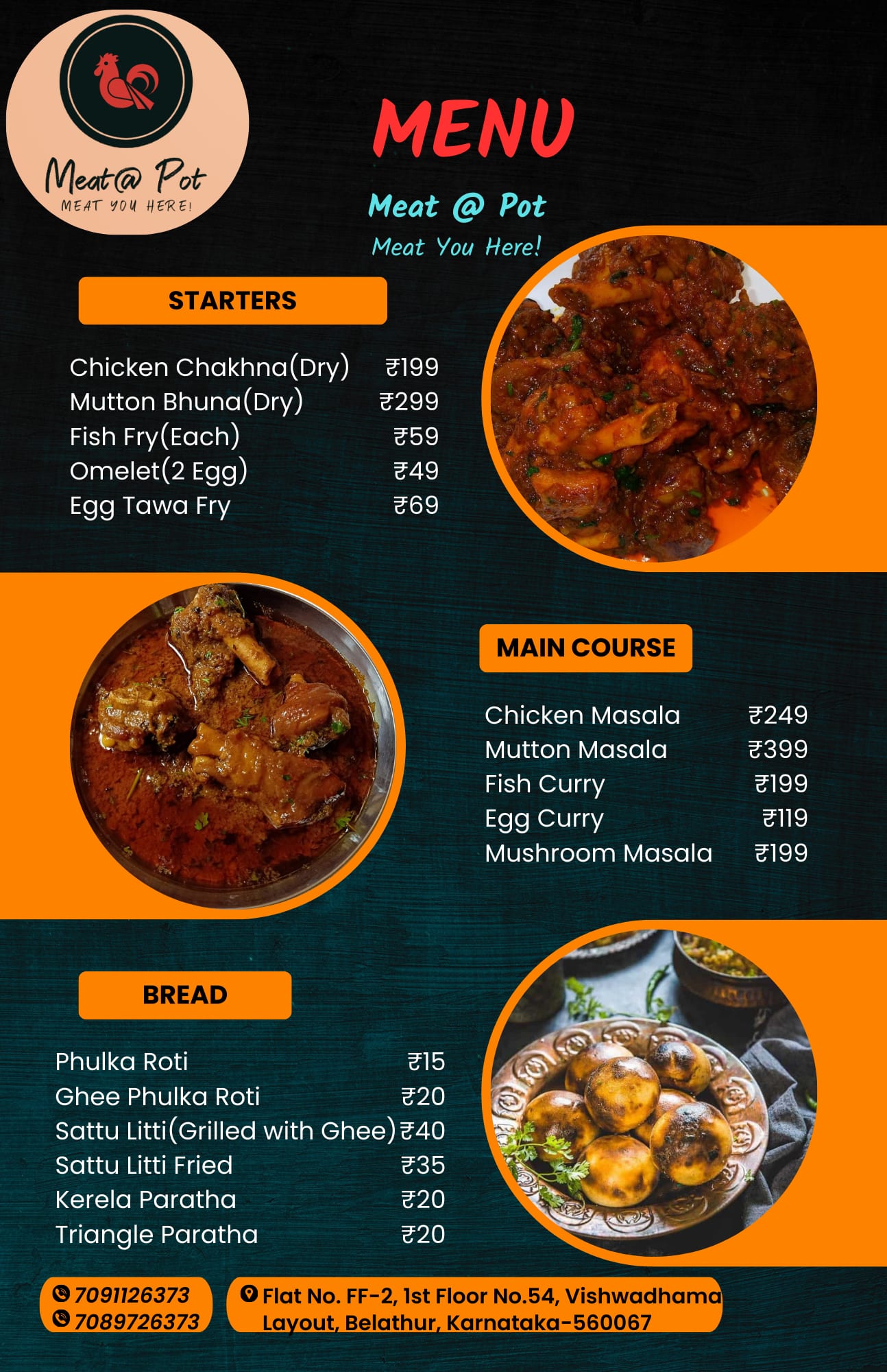 Menu of Meat Pot, ITPL Main Road, Whitefield, Bangalore