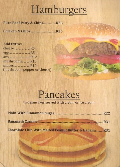 Menu at 46 Beans Coffee Shop cafe, Cape Town