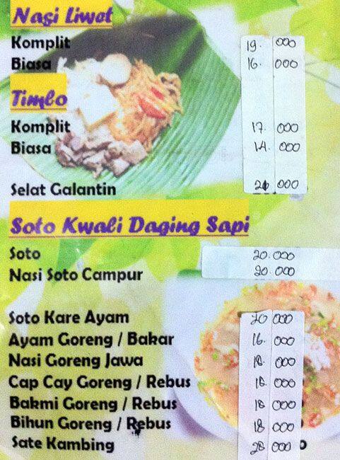 Waroeng Wong Solo Menu, Menu for Waroeng Wong Solo, Kec. Tangerang ...