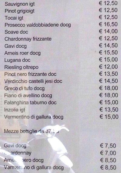 Menu di Ristorante Giapponese 