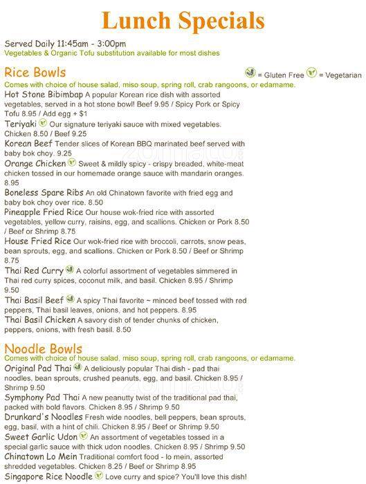 Ginger Exchange Menu, Menu for Ginger Exchange, Back Bay, Boston