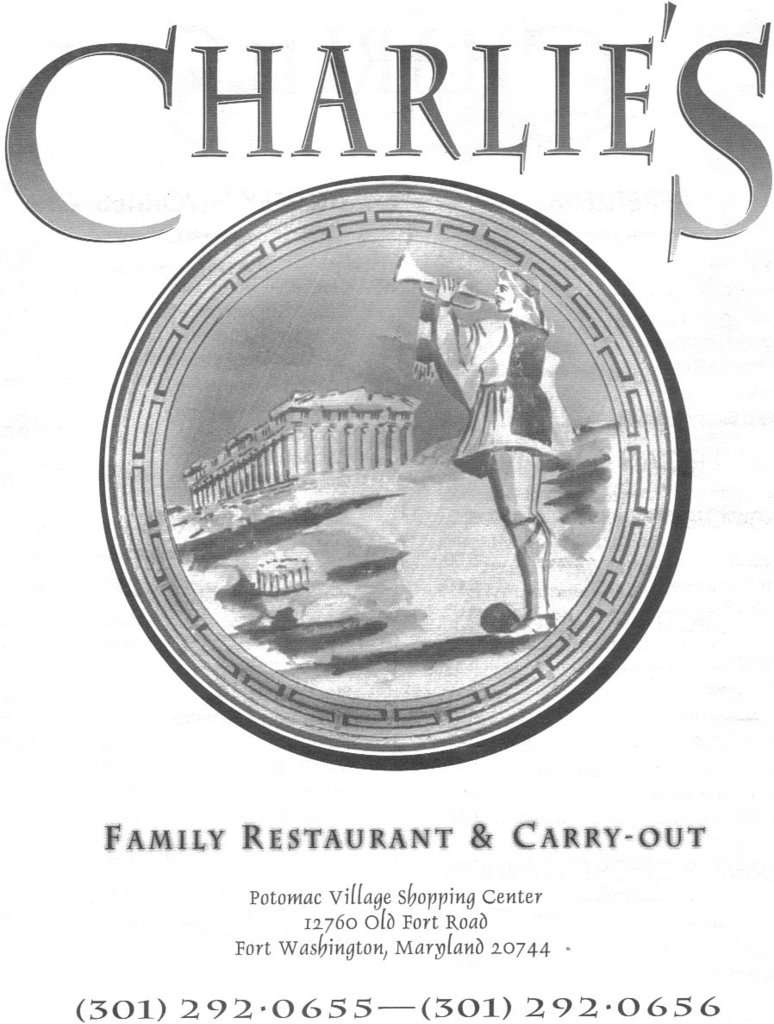 Menu at Charlie's Family Restaurant, Fort Washington