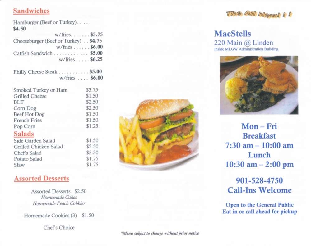 Carta de MacStell's
