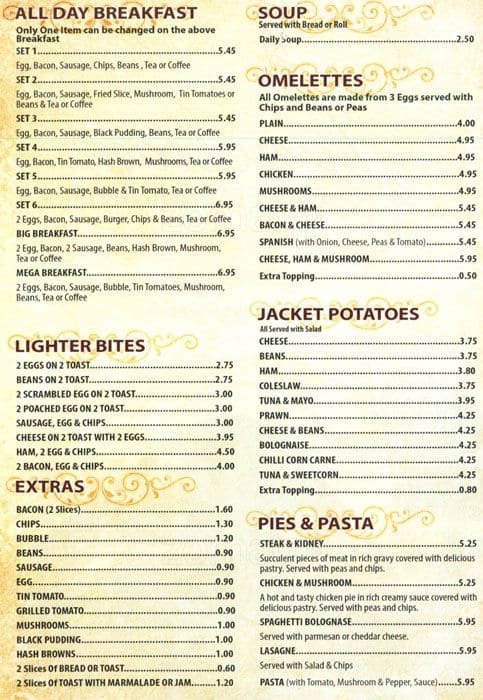 Junction Cafe Menu Menu For Junction Cafe Watford London Zomato Uk