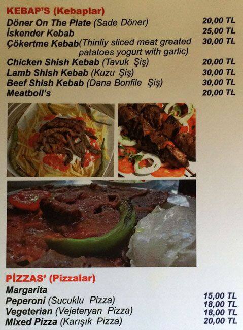 by balık menu
