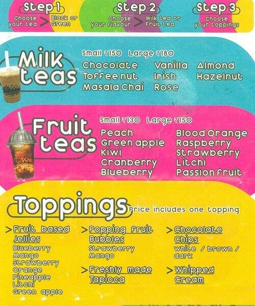 Dr. Bubbles Chai Specialist Menu Zomato