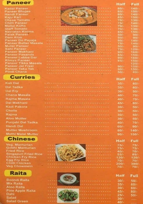 Sagar Dhaba Menu, Menu For Sagar Dhaba, Sector 15, Noida - Zomato