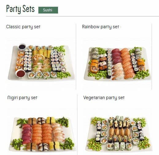 Menu at Wasabi Sushi & Bento restaurant, London, 1 New Change