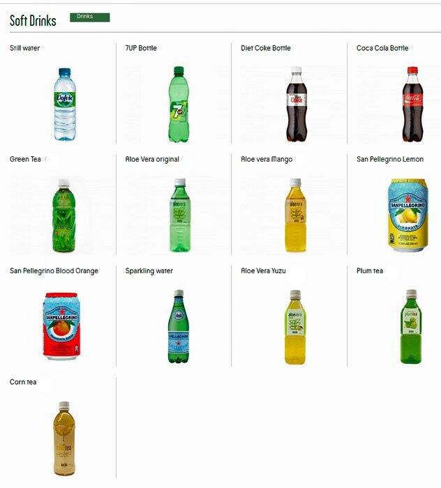 Menu at Wasabi Sushi & Bento restaurant, London, 1 New Change