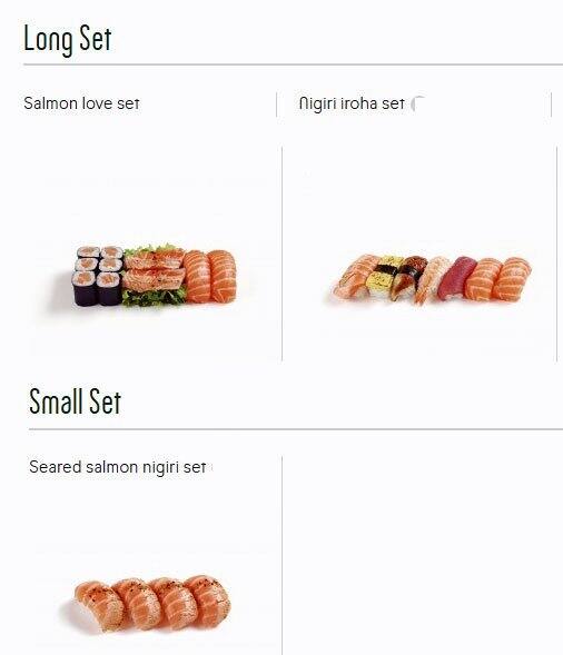 Menu at Wasabi Sushi & Bento restaurant, London, 1 New Change