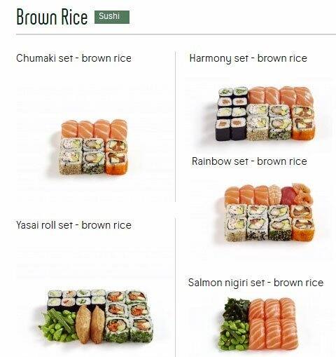 Wasabi Sushi & Bento menu