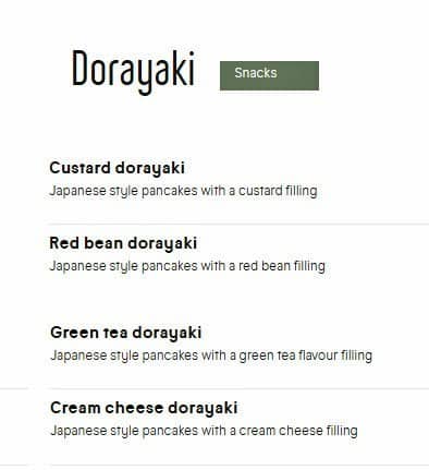 Wasabi Sushi & Bento menu