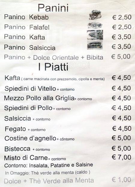 Menu di Helal Turk 