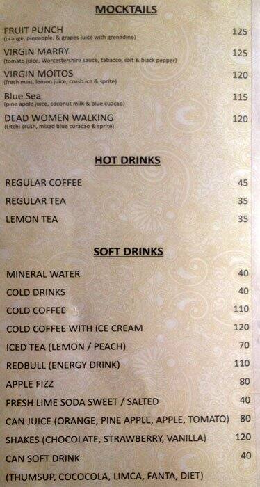 Guruji Ki Rasoi menu