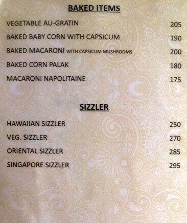 Guruji Ki Rasoi menu