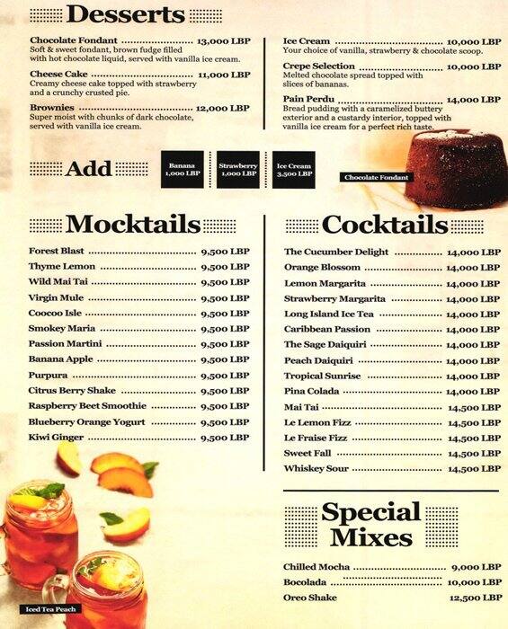 Carta de Lime Tree