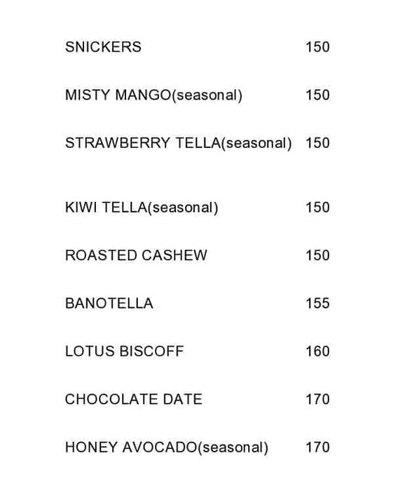 KNIGHT OWL CAFE menu