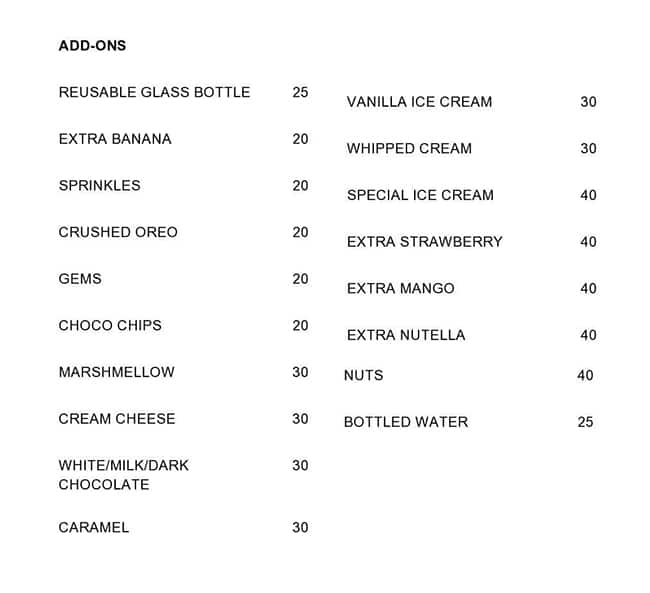 KNIGHT OWL CAFE menu