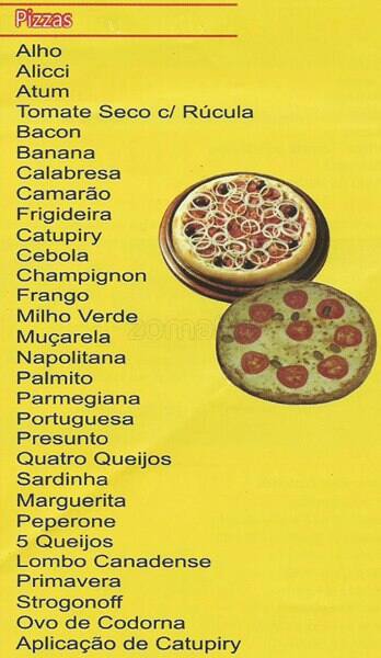 Frigideira & Cia cardápio