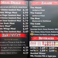 zaxby s menu menu for zaxby s huntersville charlotte