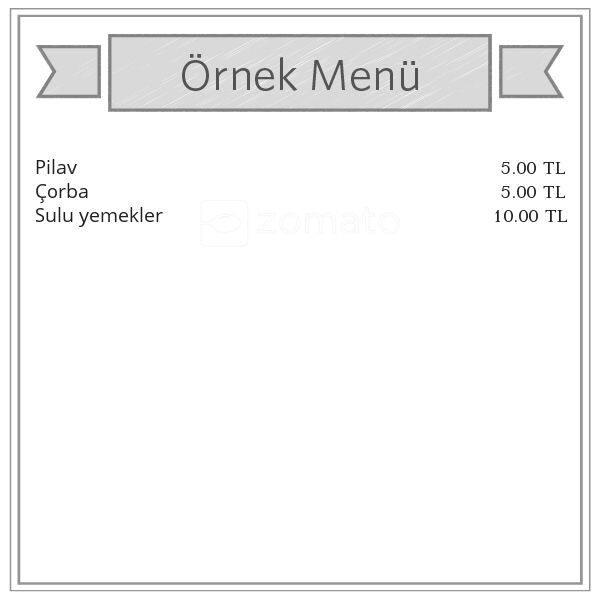 Bizim Kasap Döner menu