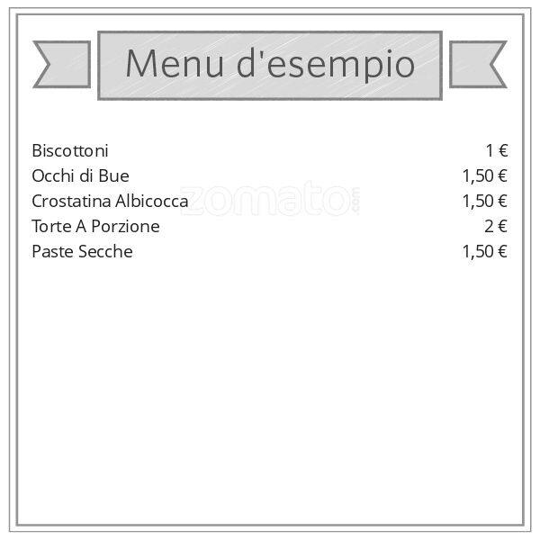 Menu di Desideri & Caffé 