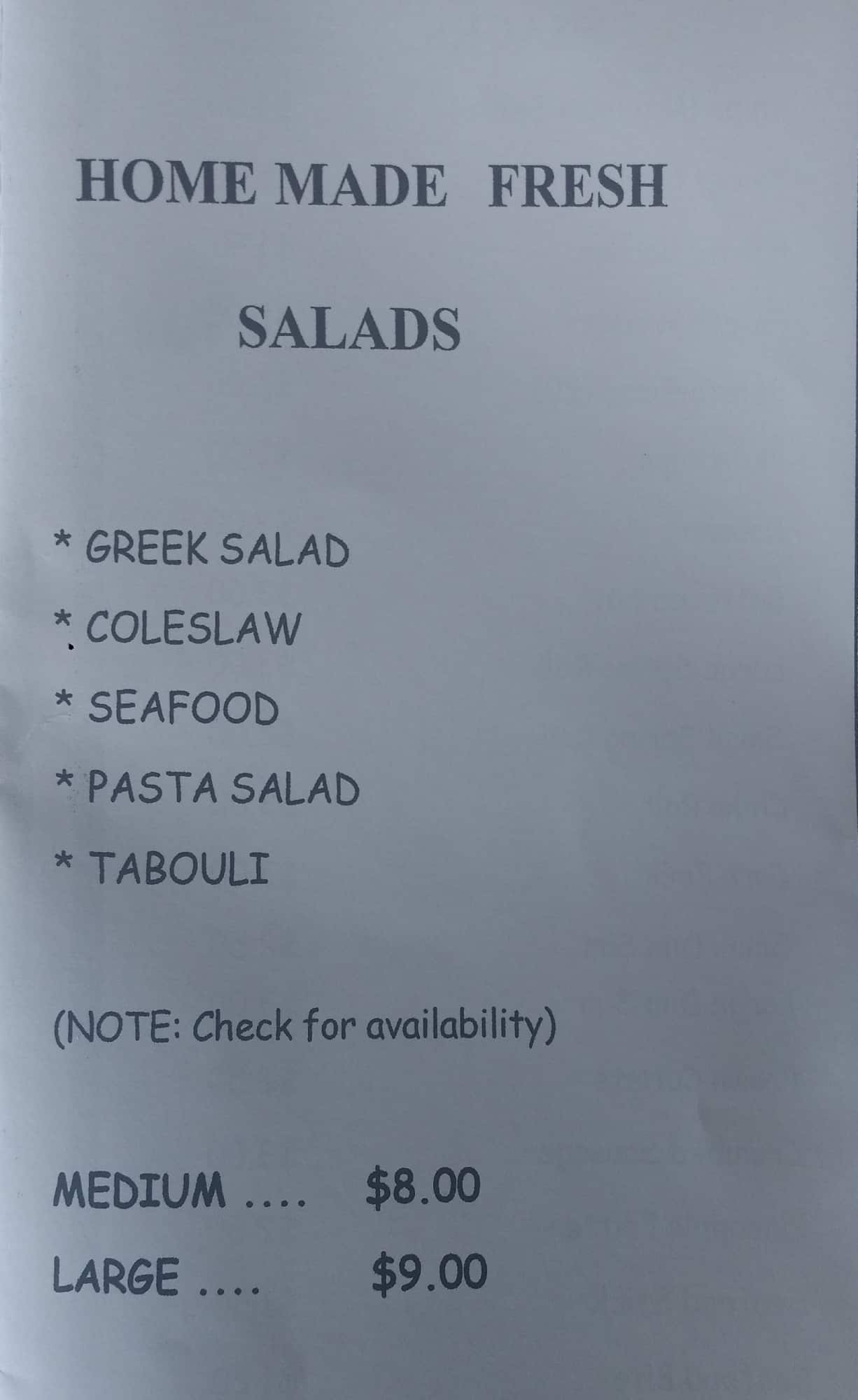 Menu at Ashgrove Fish & Chips fast food, Ashgrove