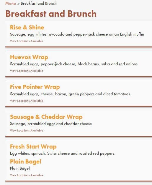 Just Fresh Menu, Menu for Just Fresh, Third Ward, Charlotte