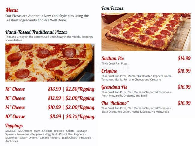 Mama's Pizza Express Menu - Urbanspoon/Zomato