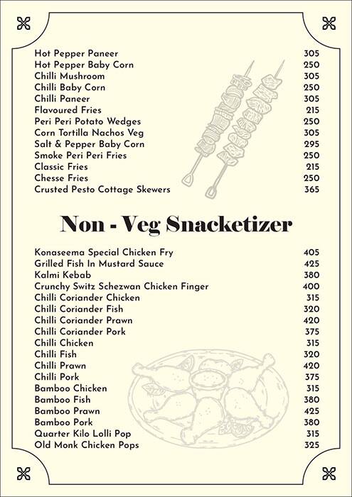 La Casa Brewery + Kitchen menu