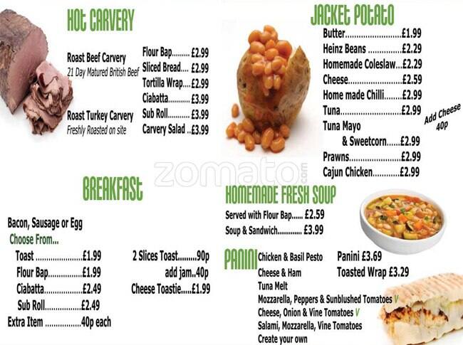 Deli Fresh menu