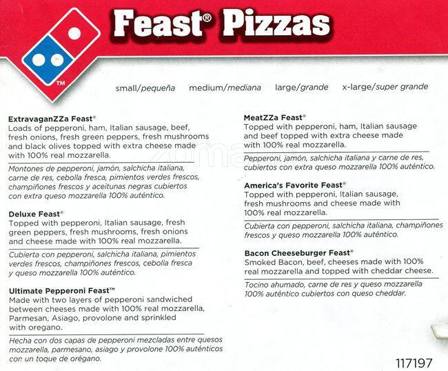 Carta de Domino's
