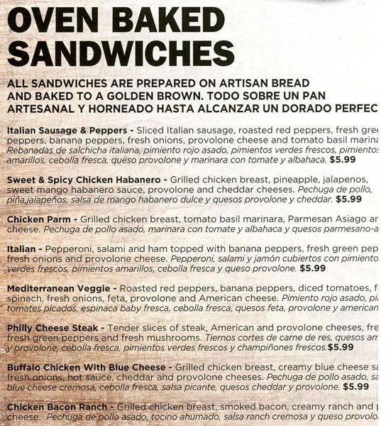 Carta de Domino's