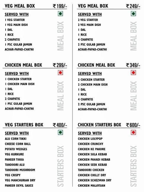 Walias Kitchen (Sec-15, CBD Belapur) menu