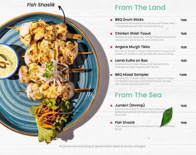 Aura Cafe & Infusion Bar menu
