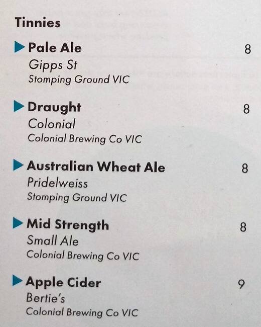 Menu at Down The Rabbit Hole cafe, Templestowe