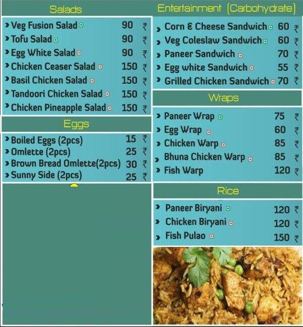 The Fit Kitchen Menu, Menu for The Fit Kitchen, BHEL, Bhopal - Zomato