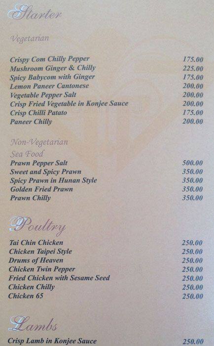 Gandharva Residency - Hotel - Banquets - Restaurant & Bar menu