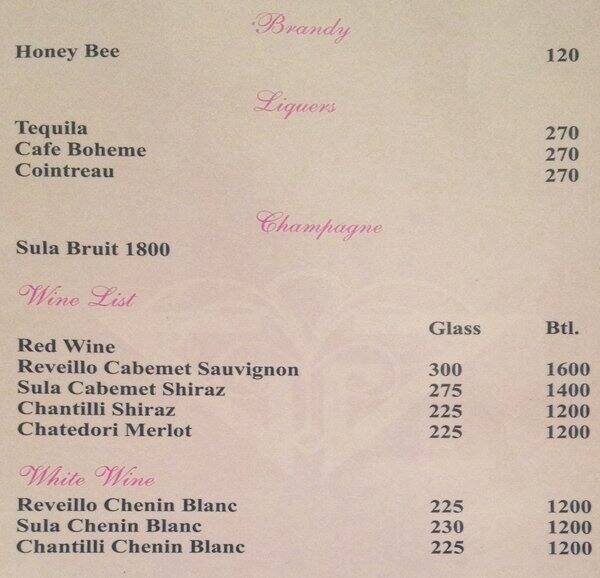 Gandharva Residency - Hotel - Banquets - Restaurant & Bar menu