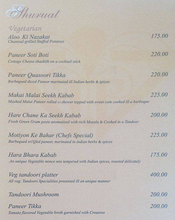 Gandharva Residency - Hotel - Banquets - Restaurant & Bar menu