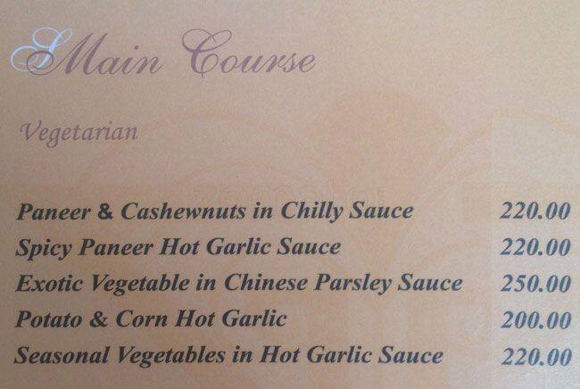 Gandharva Residency - Hotel - Banquets - Restaurant & Bar menu