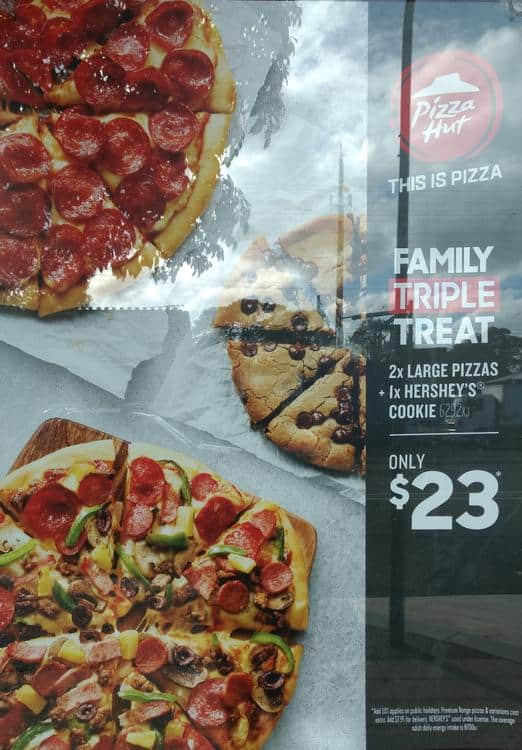 Menu at Pizza Hut Caringbah pizzeria, Caringbah, 277-281 The