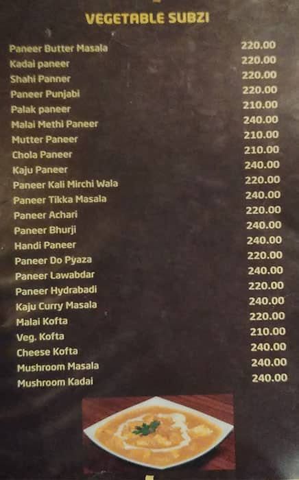 Parwani's Bombay Halwa House menu
