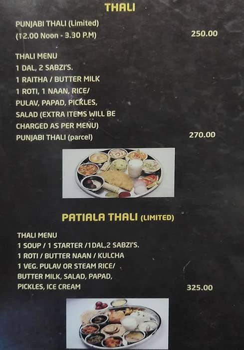 Parwani's Bombay Halwa House menu