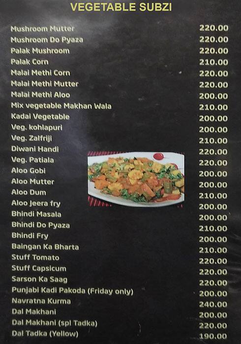 Parwani's Bombay Halwa House menu