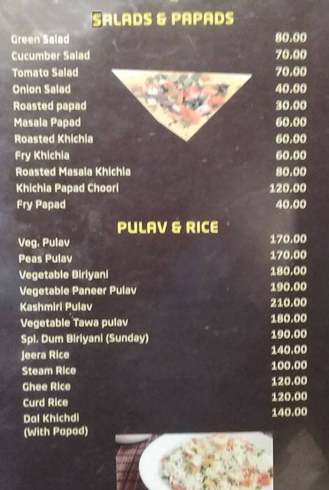 Parwani's Bombay Halwa House menu