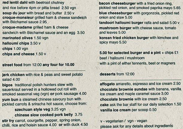 Menu At The Art School Cafe Glasgow menu-at-the-art-school-cafe-glasgow