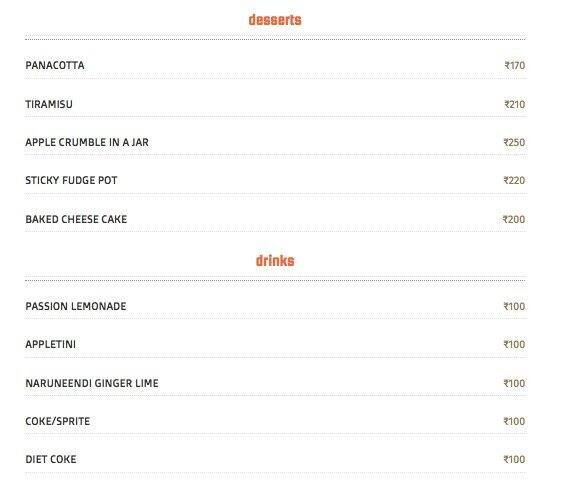 P60 menu