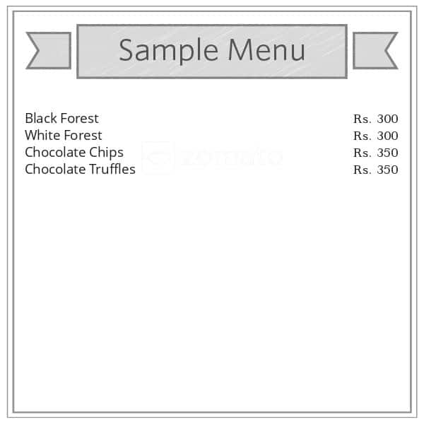 Gulshan Bakery & Sweets menu